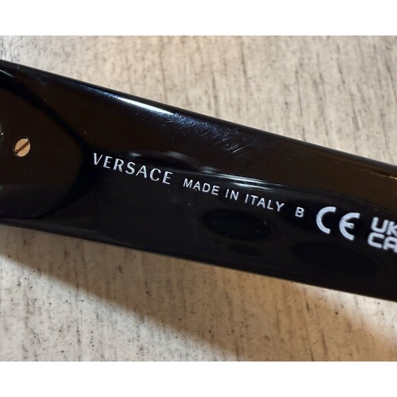 Versace Eyeglasses VE 3343 GB1 Glasses Polished Black Medusa 54-17-145 with Case
